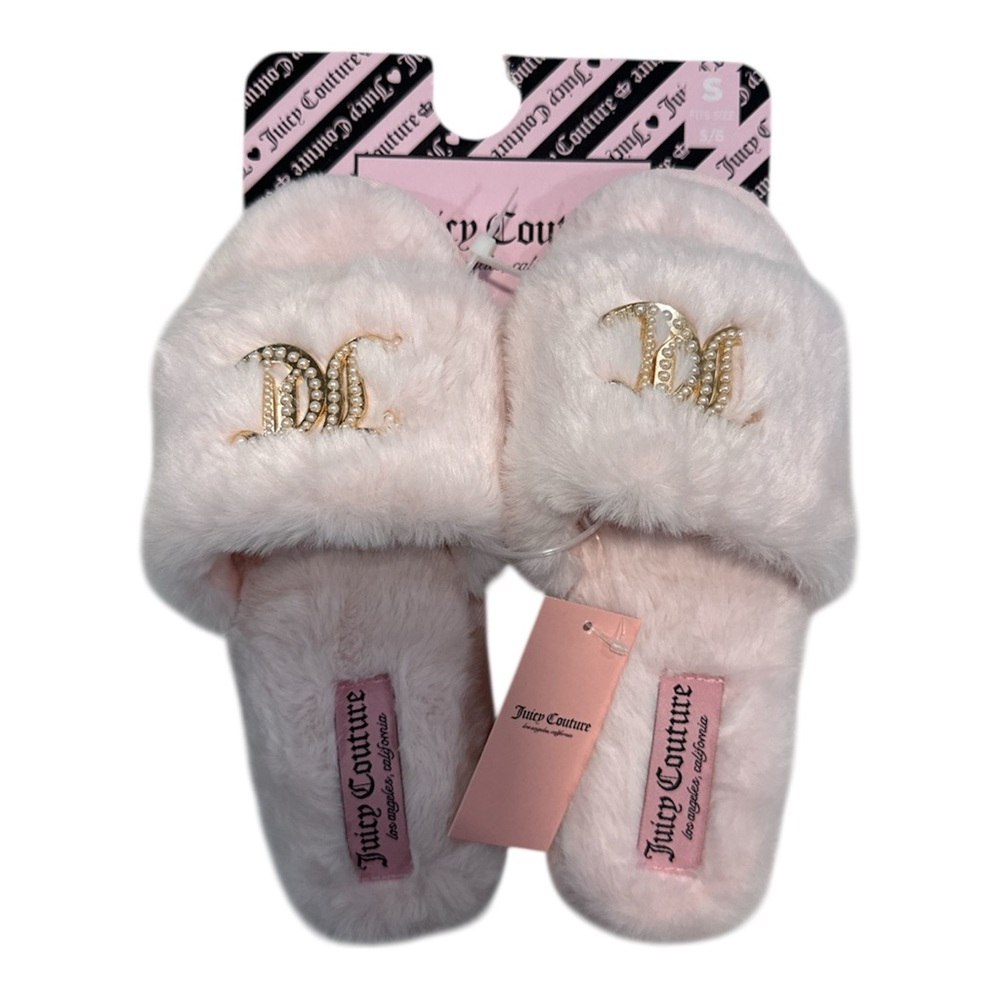 Juicy Couture Pink Slippers